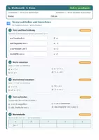 Vorschau - Arbeitsblätter - Terme Gleichungen Mathematik 8 Mittelschule - Seite 3