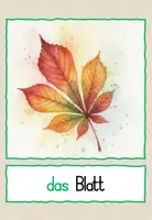 Vorschau - Fördermaterial/Inklusion - Herbst: Bild- und Wortkarten - DaZ/ DaF Wortschatz - Seite 1