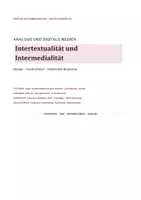 Vorschau - Arbeitsblätter - Intertextualität und Intermedialität – Klausur Deutsch Oberstufe | Sachtextanalyse + EWH - Seite 1