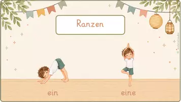 Vorschau - Spiele - Materialpaket Wortarten-Yoga - Nomen & Artikel - Seite 3