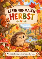 Vorschau - Arbeitsblätter - Herbstliches Lesen und Malen – Sinnentnehmendes Lesen - Deckblatt