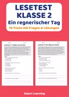Vorschau - Stundenentwürfe - Lesetest Materialpaket Klasse 2 | 5 Materialien mit Fragen & Lösungen - Seite 1