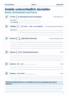 Vorschau - Arbeitsblätter - Mathe Diagnosebogen Klasse 7 Schulstart - Seite 2