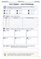 Vorschau - Arbeitsblätter - Mathe Wiederholung Arbeitsheft Klasse 5 bis 6 - Seite 3
