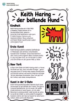 Vorschau - Unterrichtsreihen - Keith Haring und der bellende Hund - einfach bis schwer - Seite 3