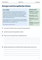 Vorschau - Arbeitsblätter - Europa Orientierung Arbeitsheft Klasse 5–6 - Seite 1