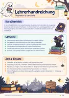 Vorschau - Stundenentwürfe - Halloween Escape Room · Das verschwundene Zauberbuch · Klasse 3–6 - Seite 1