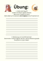 Vorschau - Arbeitsblätter - Propheten im Islam - Seite 1