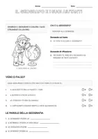 anteprima - Esercizi - Il Geografo e i suoi Aiutanti_Mappa da Colorare e Verifica - Pagina 1