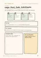 Vorschau - Stundenentwürfe - For-Schleifen und range – Informatik Oberstufe - Seite 3