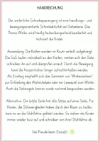 Vorschau - Stundenentwürfe - Winterlicher Schreibspaziergang | Laufdiktat - Seite 1