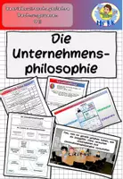 Vorschau - Stundenentwürfe - Die Unternehmensphilosophie BwR 9 II Lehrplan Plus - Deckblatt