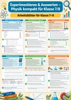 Vorschau - Arbeitsblätter - Experimentieren & Auswerten – Physik, Klasse 7-8 - Deckblatt