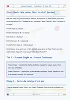 Vorschau - Arbeitsblätter - Englisch Zeitformen – Diagnose & Wiederholung zum Oberstufenstart 5. Klasse AHS mit Lösungen - Seite 2