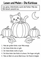 Vorschau - Arbeitsblätter - Schaurig schöner Lesespaß – Lesen und Malen zu Halloween - Seite 2