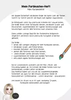 Vorschau - Arbeitsblätter - Farbenlehre Kunst Klasse 1/2 - Mein Farbkasten - Seite 1