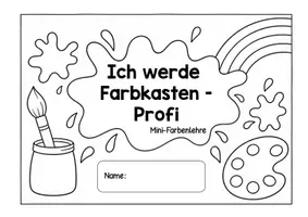 Vorschau - Arbeitsblätter - Farbenlehre Kunst Klasse 1/2 - Mein Farbkasten - Seite 2