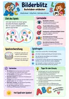 Vorschau - Spiele - Eins-ist-gleich - Buchstaben lernen - Freiarbeit - DaZ - Seite 1