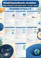 Vorschau - Arbeitsblätter - Relativitätstheorie verstehen – Physik, Klasse 9–10 - Deckblatt