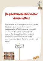 Vorschau - Spiele - Lesedetektiv: Die geheimnisvolle Nachricht auf dem Herbstfest; Lesespiel - Seite 3