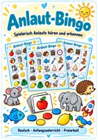 Vorschau - Spiele - Bingo - Anlaute hören - Spiele für den Anfangsunterricht - Deckblatt