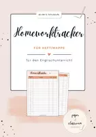 Vorschau - Arbeitsblätter - Homeworktracker – Hausübungen organisieren | Englischunterricht - Deckblatt