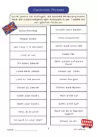 Vorschau - Arbeitsblätter - Classroom Phrases - Arbeitsblätter mit Lösungen - Seite 3