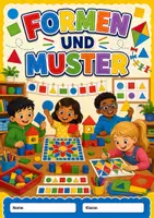 Vorschau - Arbeitsblätter - Formen und Muster: 50 Ausmalbilder Klasse 1 - Deckblatt