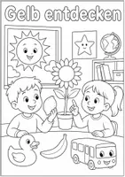 Vorschau - Arbeitsblätter - Farben entdecken: 50 Ausmalbilder Klasse 1 - Seite 3