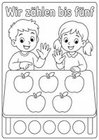 Vorschau - Arbeitsblätter - Erste Rechenbilder: 50 Arbeitsblätter Klasse 1 - Seite 1