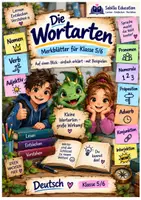 Vorschau - Arbeitsblätter - Wortarten - Merkblätter - Übersichten - Klasse 5/6 - Deckblatt