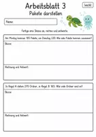 Vorschau - Arbeitsblätter - Sachaufgaben mit Skizze Klasse 4 | Mathematik Klasse 4 | 10 Arbeitsblätter als PDF - Seite 3
