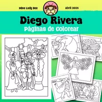Vista previa - Manualidades / Dibujos para colorear - DIEGO RIVERA | PAGINAS PARA COLOREAR - Portada