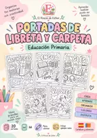 Vista previa - Manualidades / Dibujos para colorear - Portadas para libretas y carpetas | Primaria - Portada