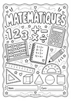 Vista previa - Manualidades / Dibujos para colorear - Portadas para libretas y carpetas | Primaria - página 2