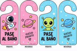 Vista previa - Decoración del aula - Pack decoracion infantil espacio - página 1