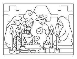 Vista previa - Manualidades / Dibujos para colorear - DIEGO RIVERA | PAGINAS PARA COLOREAR - página 1