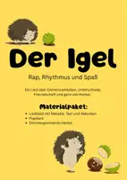 Vorschau - Arbeitsblätter - Der Igel - Herbst-Rap - Materialpaket - Deckblatt