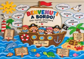 anteprima - Materiale per pittura e bricolage - Materiale per Accoglienza - Tutti a Bordo! - Pagina di copertina