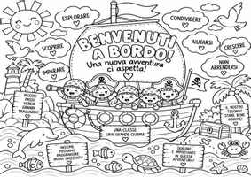anteprima - Materiale per pittura e bricolage - Materiale per Accoglienza - Tutti a Bordo! - Pagina 1