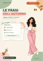 anteprima - Materiale di supporto/inclusione - Le frasi dell’autunno – Estratto gratuito - Pagina di copertina