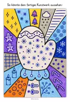 Vorschau - Stundenentwürfe - Kunst Winter Würfeln und Malen - Pop Art Fensterdeko - Seite 2
