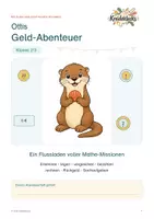 Vorschau - Arbeitsblätter - wachsendes Otti-Materialpaket in Mathematik (mal, geteilt, Uhren/Zeit, Geld) - Seite 1
