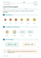 Vorschau - Arbeitsblätter - wachsendes Otti-Materialpaket in Mathematik (mal, geteilt, Uhren/Zeit, Geld) - Seite 3
