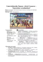 Vorschau - Unterrichtsreihen - Tanzstile Q1/Q2 - Reihenplanung, Prüfungsbogen & Materialkarten - Deckblatt