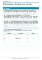 Vorschau - Arbeitsblätter - Arbeitsblatt Englisch Klasse 5 – Präpositionen des Ortes verwenden - Deckblatt
