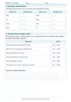 Vorschau - Arbeitsblätter - Arbeitsblatt Englisch Klasse 5 – Simple Present verwenden - Seite 1