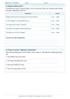 Vorschau - Arbeitsblätter - Arbeitsblatt Englisch Klasse 6 – Simple Past regelmäßiger Verben bilden - Seite 2