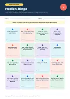 Vorschau - Stundenentwürfe - Medien kennenlernen_Medienbingo - Seite 1