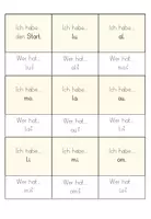 Vorschau - Spiele - Ich habe...- Wer hat..? - a, m, o, i, l & u - Seite 1